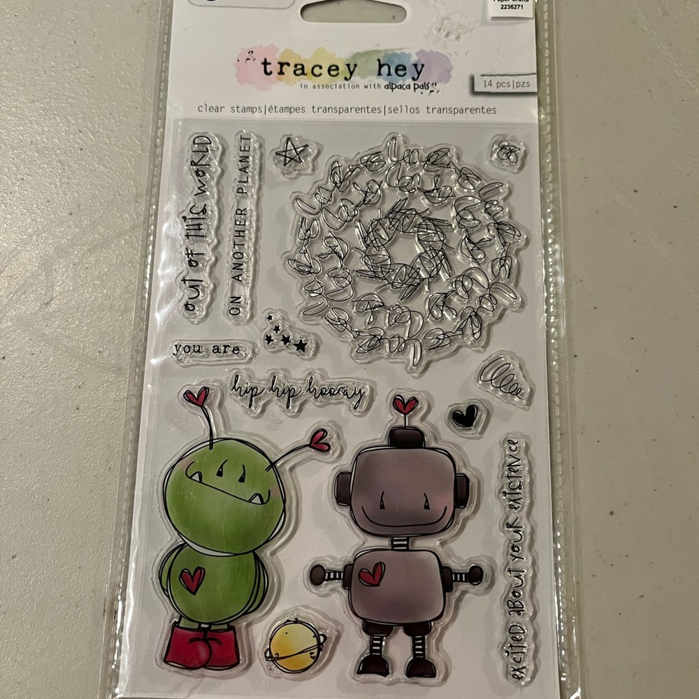 Clear Stamps Set - Multicolor